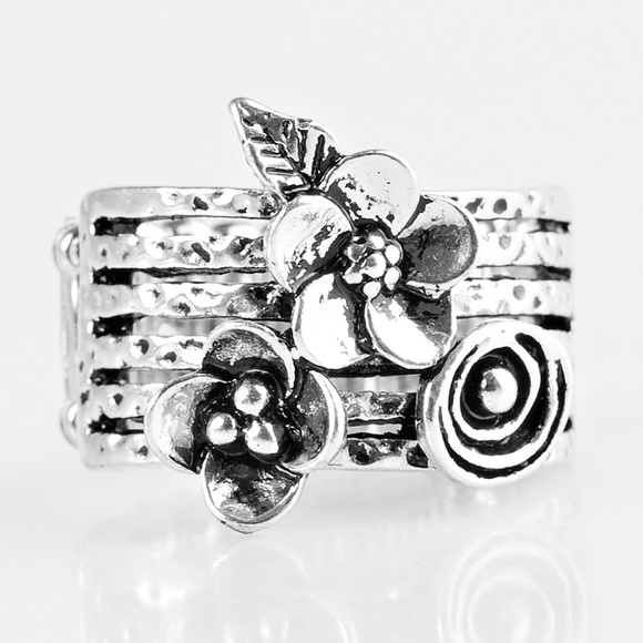 Meadow Flowers - Silver - Picture 1 of 2